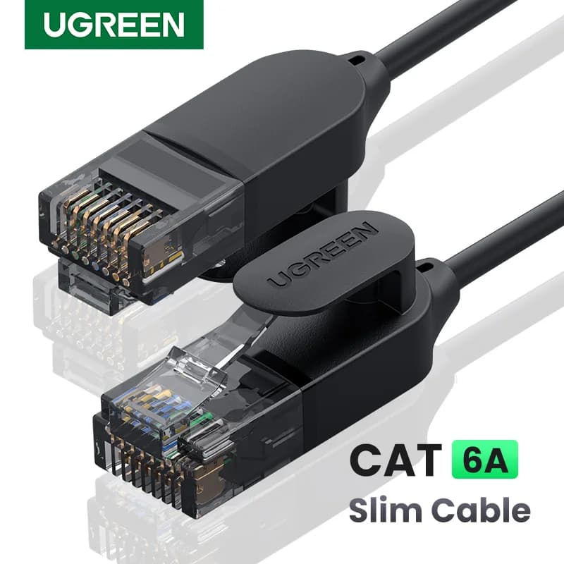 Ethernet кабель Cat 6a, мережевий патч-корд 10 Гбіт/с