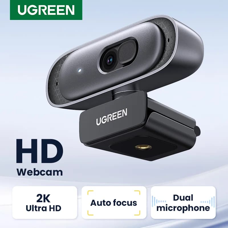 USB-вебкамера 2K HD із подвійними мікрофонами