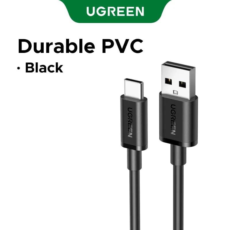 Кабель USB-A на USB-C, 3A, 0.25-3м