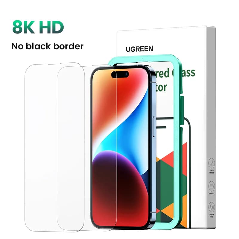 Захисне скляне покриття для iPhone (2 шт.)