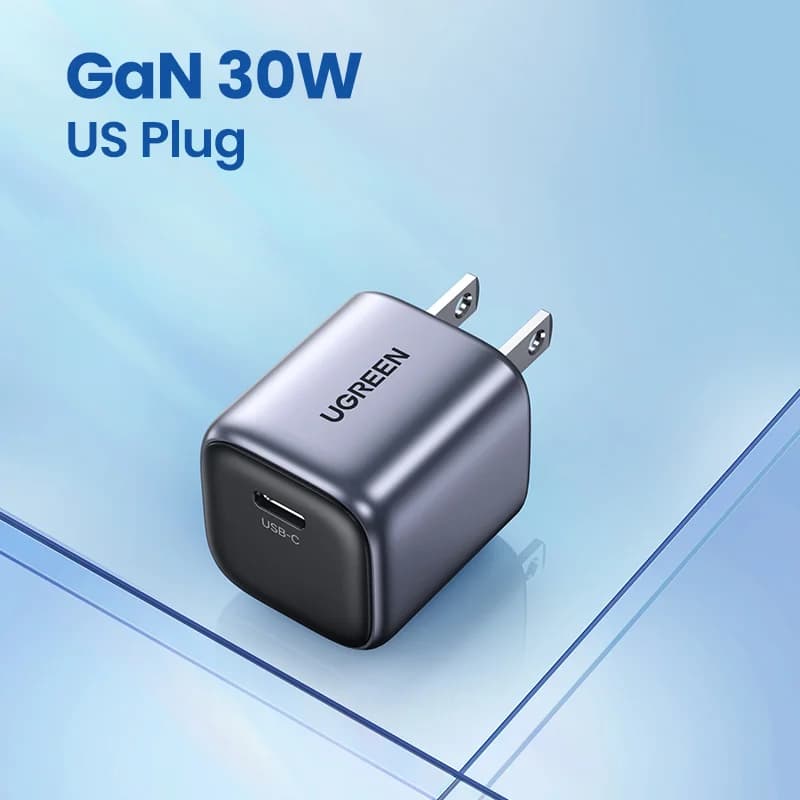 Швидка зарядка 30W GaN USB-C з PD 3.0