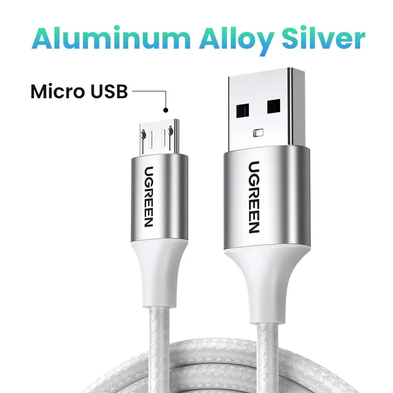 Кабель Micro USB, 2A, нейлонова оплетка