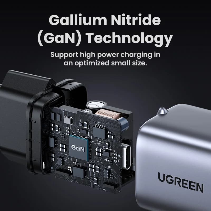 Швидка зарядка 30W GaN USB-C з PD 3.0