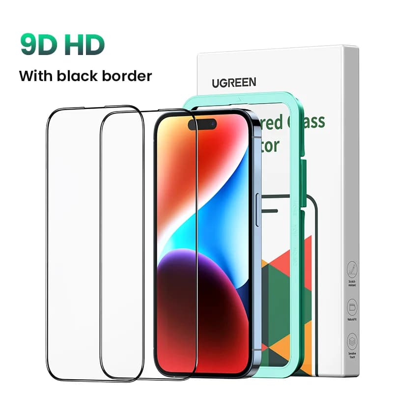 Захисне скляне покриття для iPhone (2 шт.)
