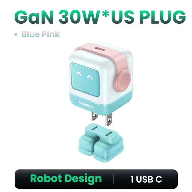Швидка зарядка GaN USB-C 100W з PPS