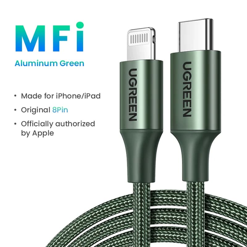 Кабель USB-C – Lightning (MFi), PD 20 Вт