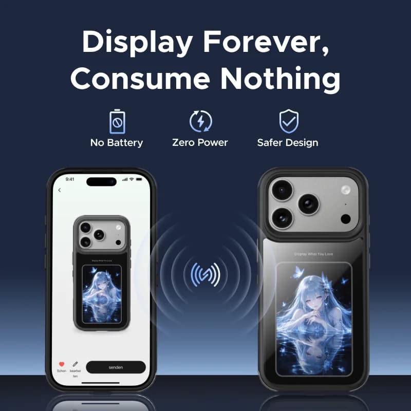 Магнітний чохол з E-Ink екраном для iPhone Pro Max