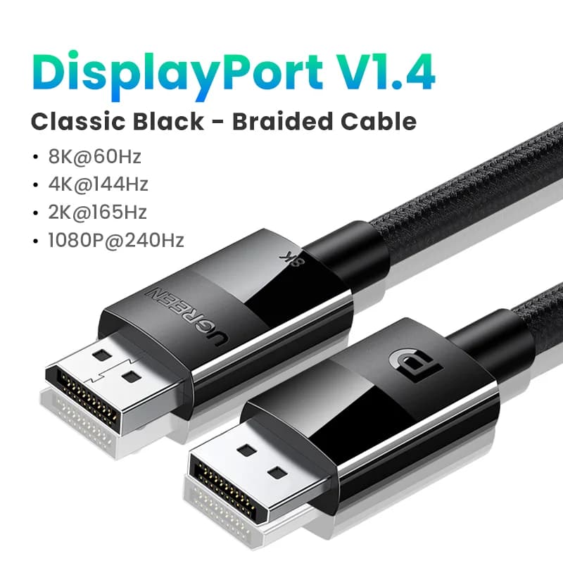 Відеокабель DisplayPort 8K