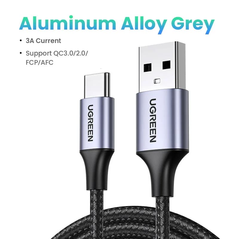Кабель USB-C to USB-C, 3A, 0.25-3m