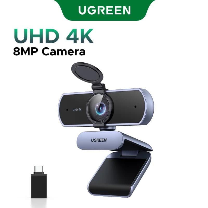 Вебкамера 4K з мікрофоном та автокорекцією освітлення