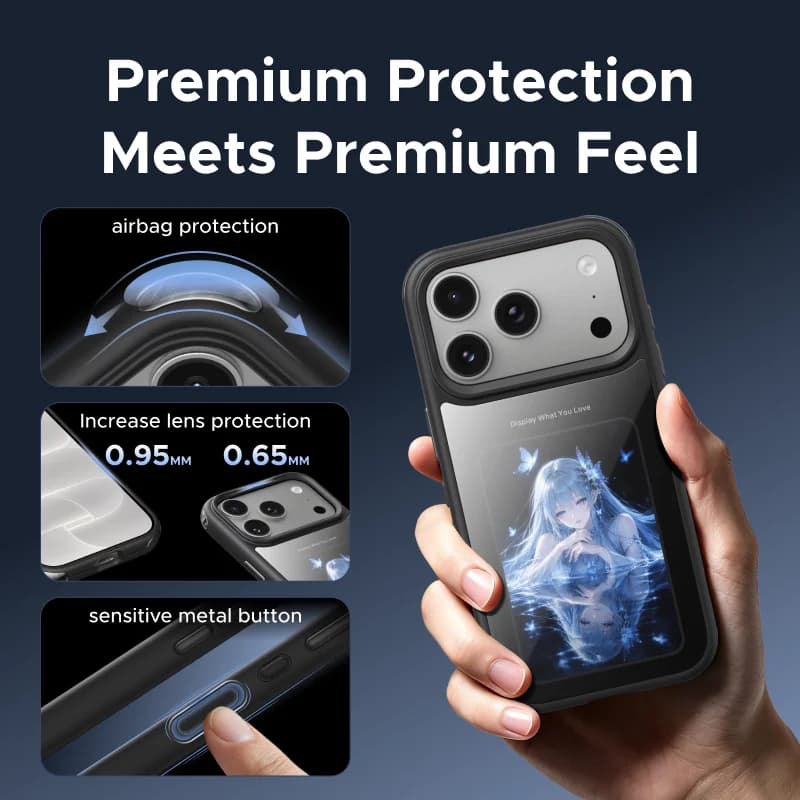 Магнітний чохол з E-Ink екраном для iPhone Pro Max