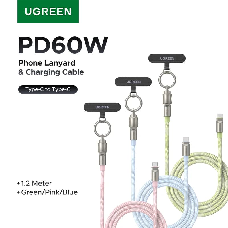 Кабель для зарядки USB-C PD60W на шнурку