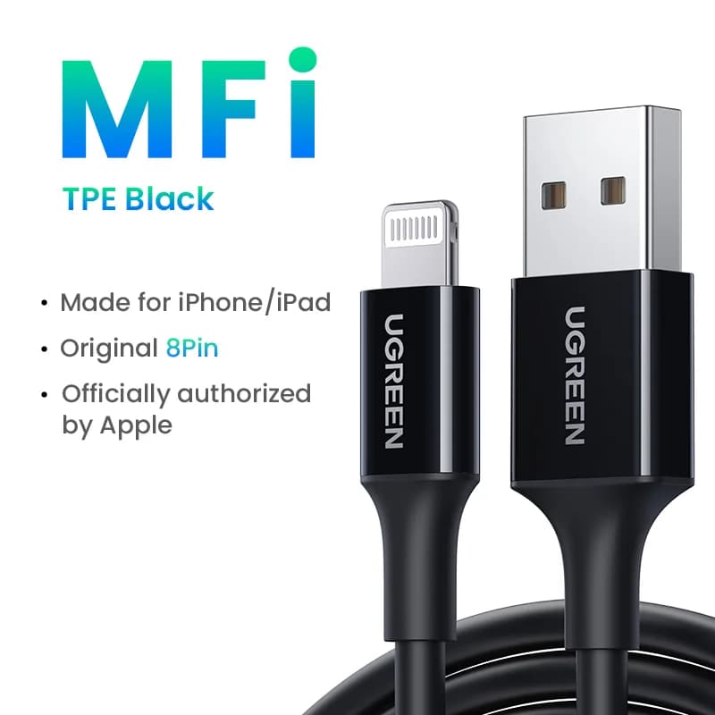 Сертифікований MFi кабель USB на Lightning для швидкої зарядки