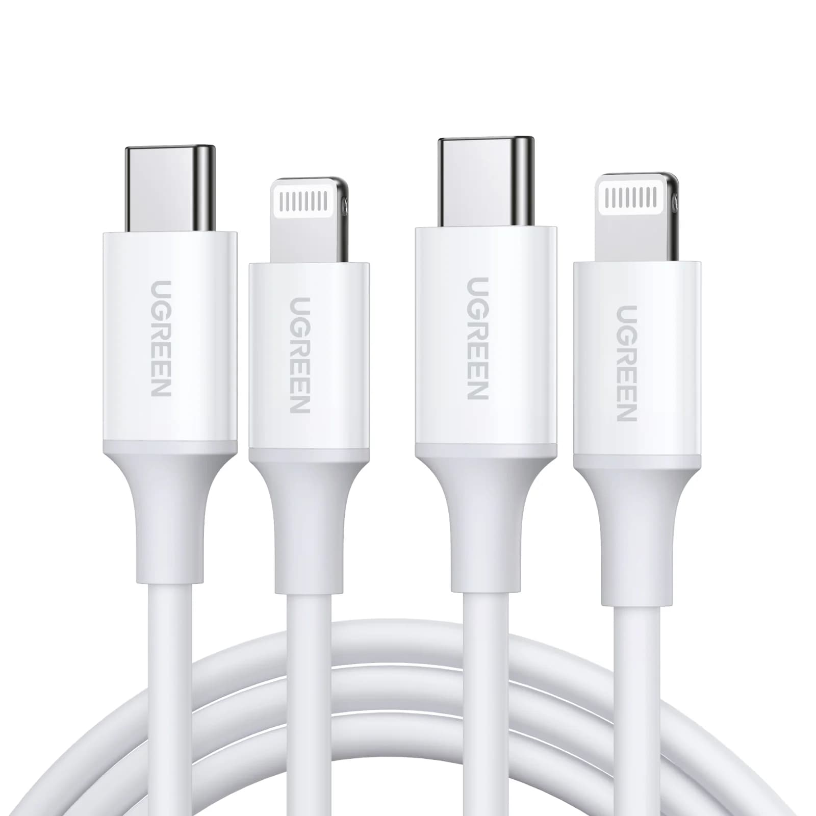 Кабель USB-C на Lightning, MFi Certified, 2 шт.