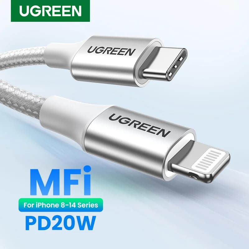 MFi Кабель USB-C на Lightning, Швидка зарядка PD 30W