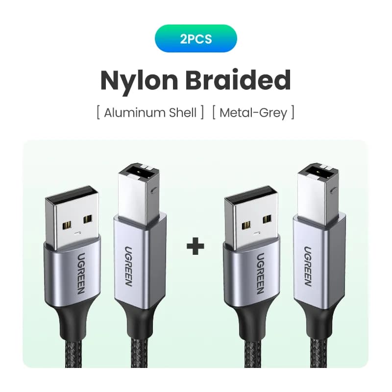 Кабель для принтера USB 2.0, тип A на тип B