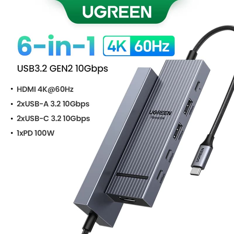 USB-C Hub з 4K HDMI та PD 100W