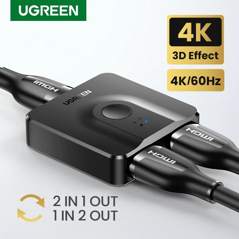 Двонаправлений HDMI сплітер і перемикач 4K