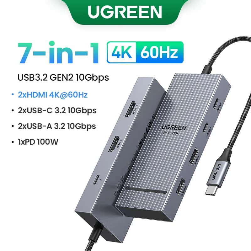 USB-C Hub з 4K HDMI та PD 100W