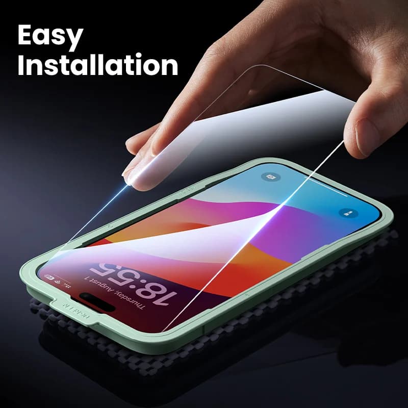 Захисне скляне покриття для iPhone (2 шт.)