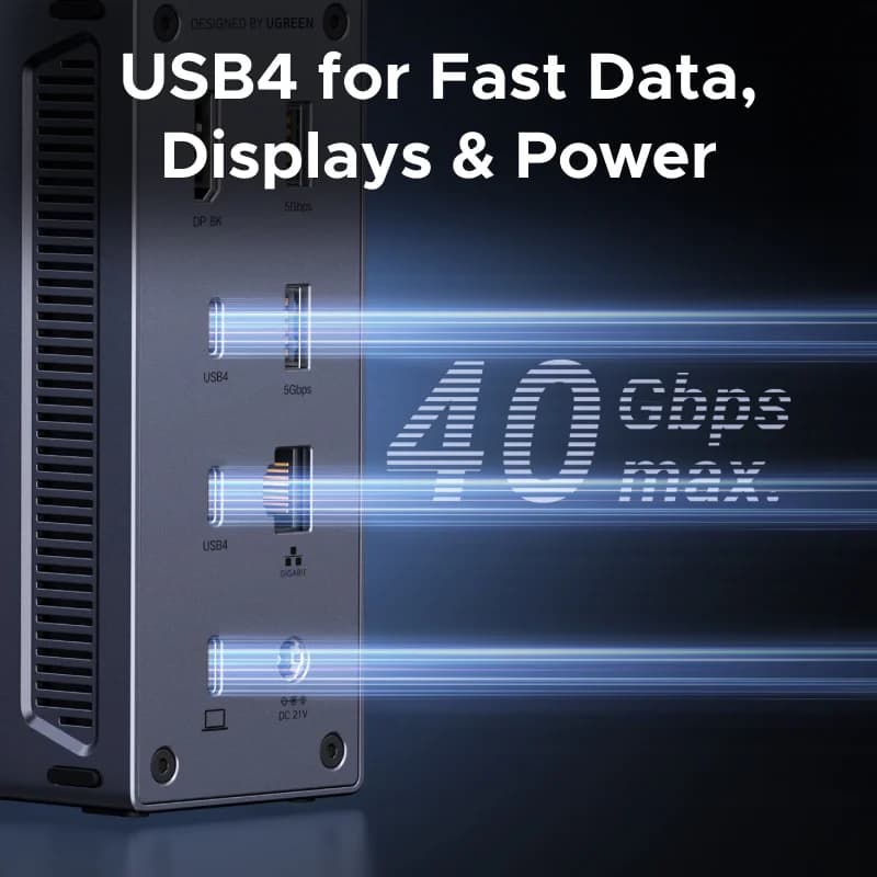 Станція стикування USB4 з підтримкою 8K та швидкістю 40 Гбіт/с